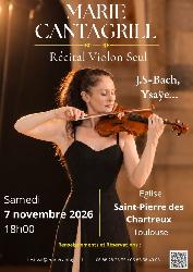 Marie Cantagrill en t&ecirc;t &agrave; t&ecirc;te avec Bach et Ysa&yuml;e - Toulouse
