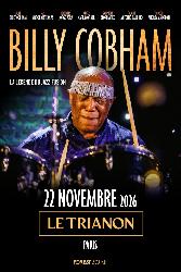 BILLY COBHAM signe son grand retour le dimanche 22 novembre au Trianon - Paris