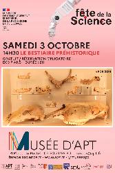 Le bestiaire pr&eacute;historique - Apt