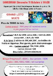 Super loto mixte 46 lots et jeux - Langoiran