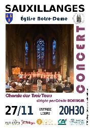 Concert de la chorale des Trois Tours - Sauxillanges