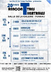 20&egrave;mes Rencontres Th&eacute;&acirc;trales - Fuveau