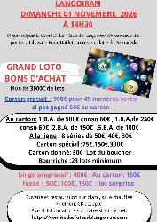 Super loto sp&eacute;cial bon d'achat 46 lots plus jeux - Langoiran