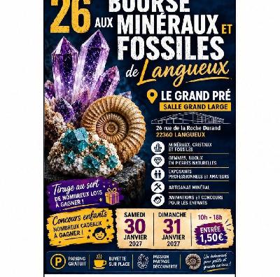 26&egrave;me Salon exposition de min&eacute;raux, bijoux et fossiles, tr&eacute;sors de la  - Langueux