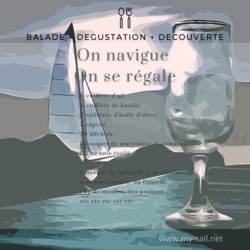 mini-croisi&egrave;re balade gourmande en voilier - Six-Fours-les-Plages