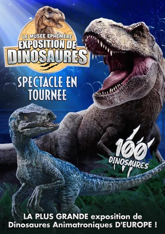 Le Musée Éphémère® des dinosaures - Tour 2025 - Troyes Le Musée Éphémère® des dinosaures - Tour 2025 - Troyes