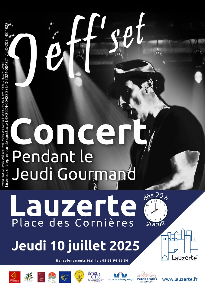 Concert Jeff'Set - Lauzerte Concert Jeff'Set - Lauzerte
