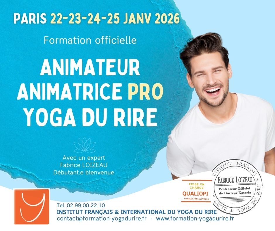 Animateur-trice PRO de yoga du rire &agrave; Paris - Paris