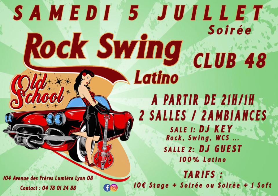 Soirée Rock, Swing & Latino - Lyon Soirée Rock, Swing & Latino - Lyon