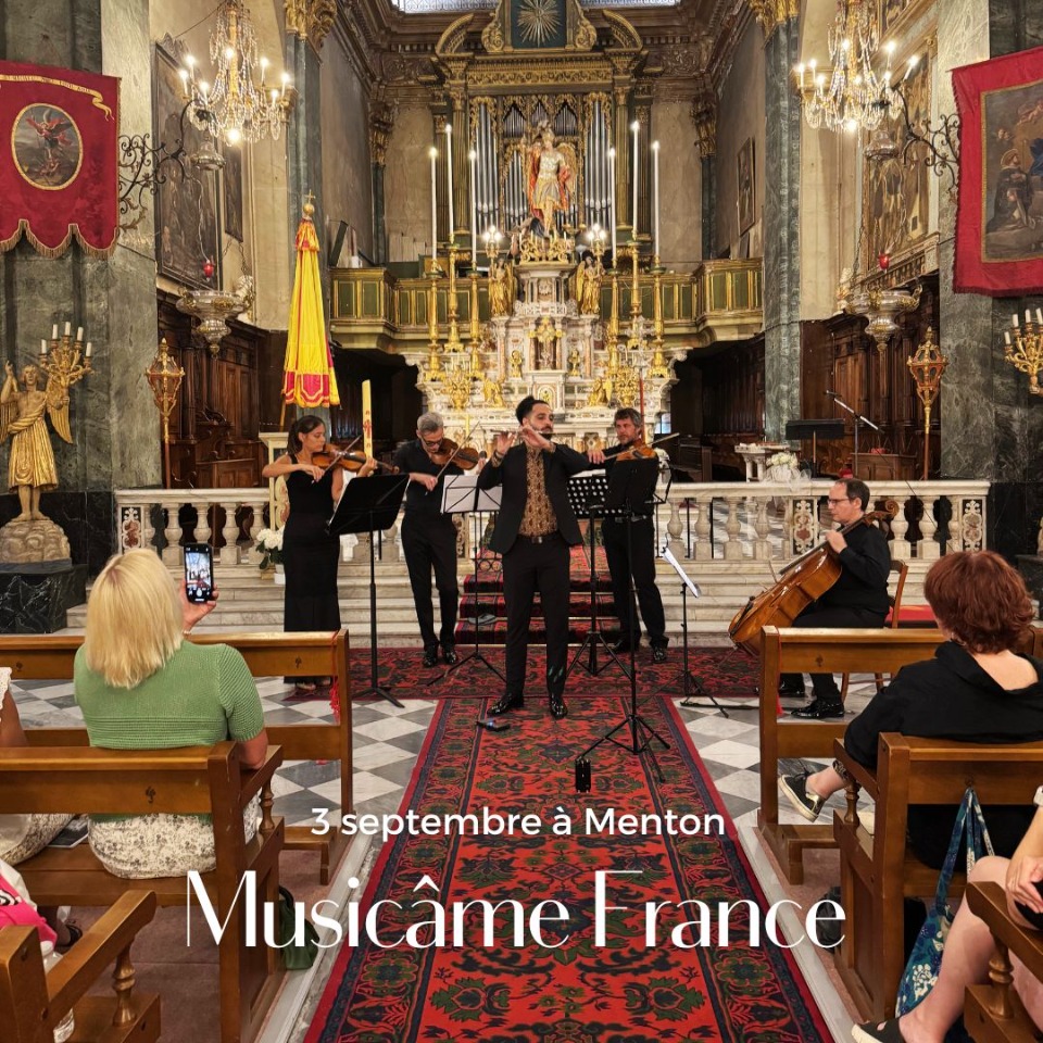 Musicâme en Été à Menton – Basilique Saint-Michel Archange - Menton Musicâme en Été à Menton – Basilique Saint-Michel Archange - Menton