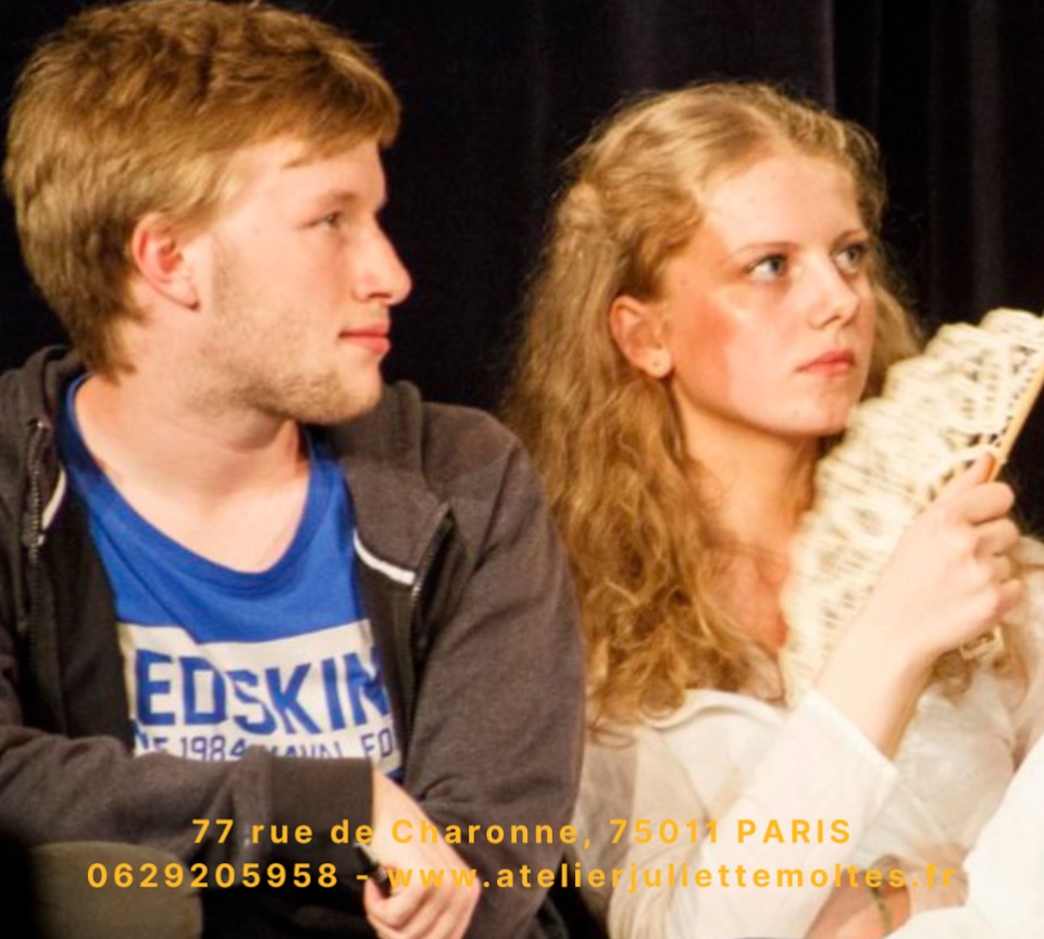 STAGE DE THÉÂTRE ET/OU CINÉMA À LA TOUSSAINT POUR ADOLESCENTS
- Paris STAGE DE THÉÂTRE ET/OU CINÉMA À LA TOUSSAINT POUR ADOLESCENTS
- Paris