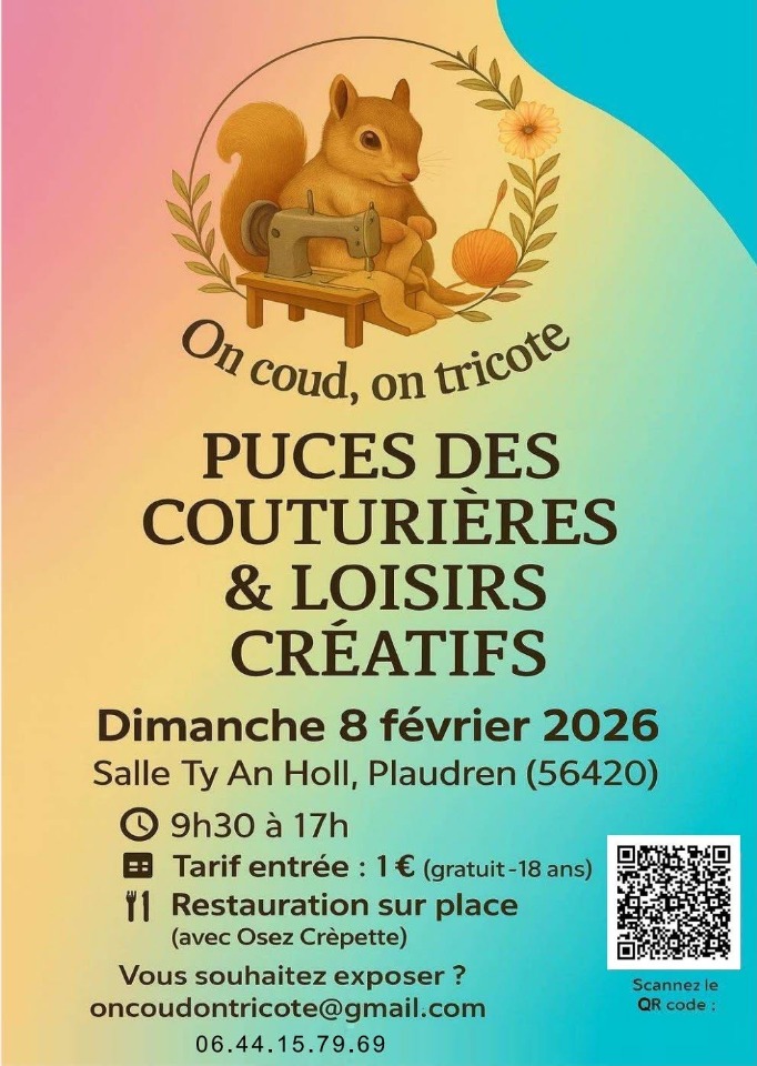 Puces des couturi&egrave;res et des loisirs cr&eacute;atifs - Plaudren