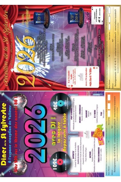 St Sylvestre Rousseau Traiteur &agrave; Vall&egrave;res&nbsp;! - Vallères