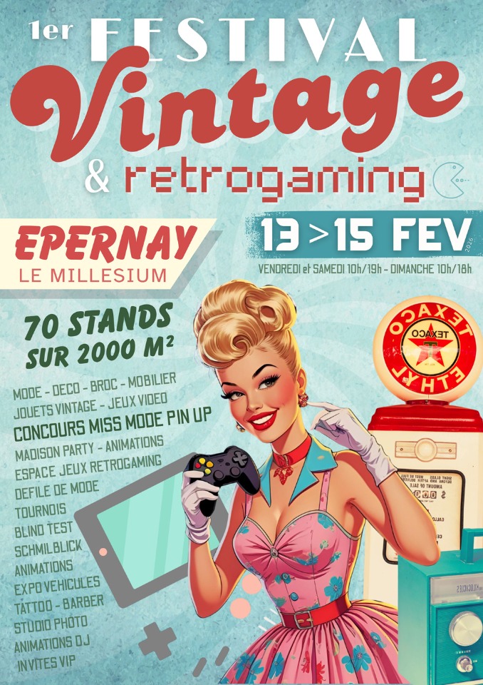 1er Festival Vintage et Retrogaming - Épernay