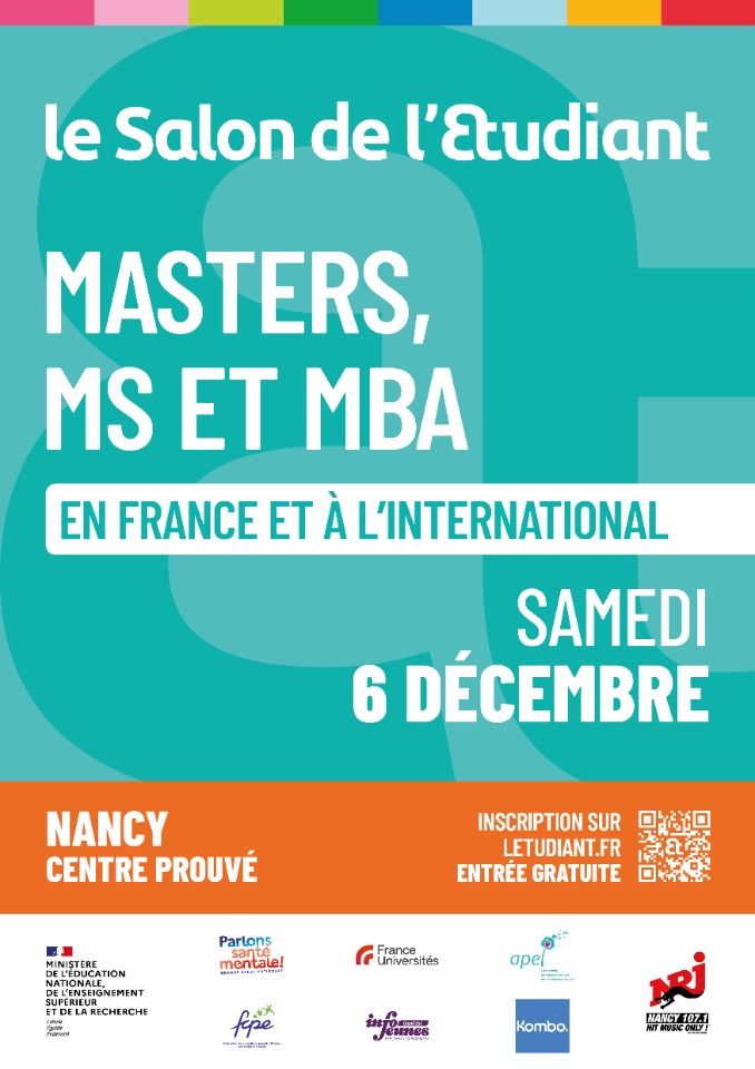 Salon masters, MS et MBA en France et &agrave; l'international &agrave; Nancy - Nancy
