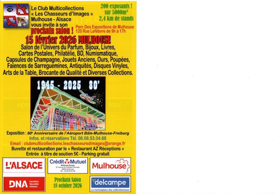 Salon des Collectionneurs et des Passionn&eacute;s - Mulhouse