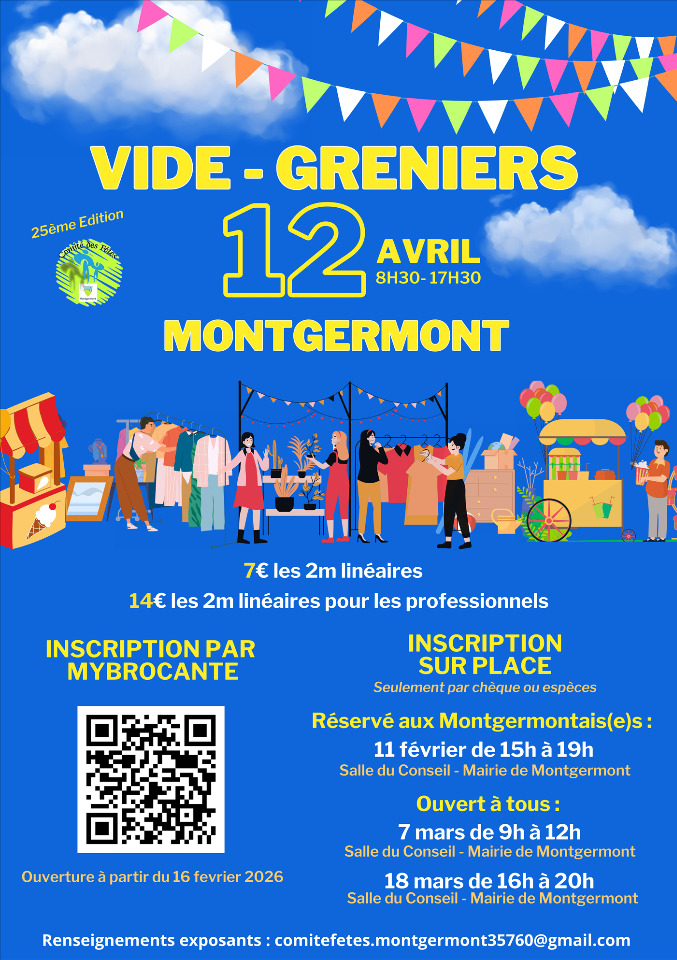 25&egrave;me Vide-Greniers - Montgermont - Montgermont