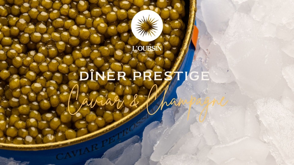 D&icirc;ner Prestige Champagne et Caviar au Restaurant l'Oursin - Carry-le-Rouet