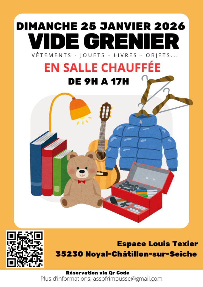 Braderie en salle  - Noyal-Châtillon-sur-Seiche