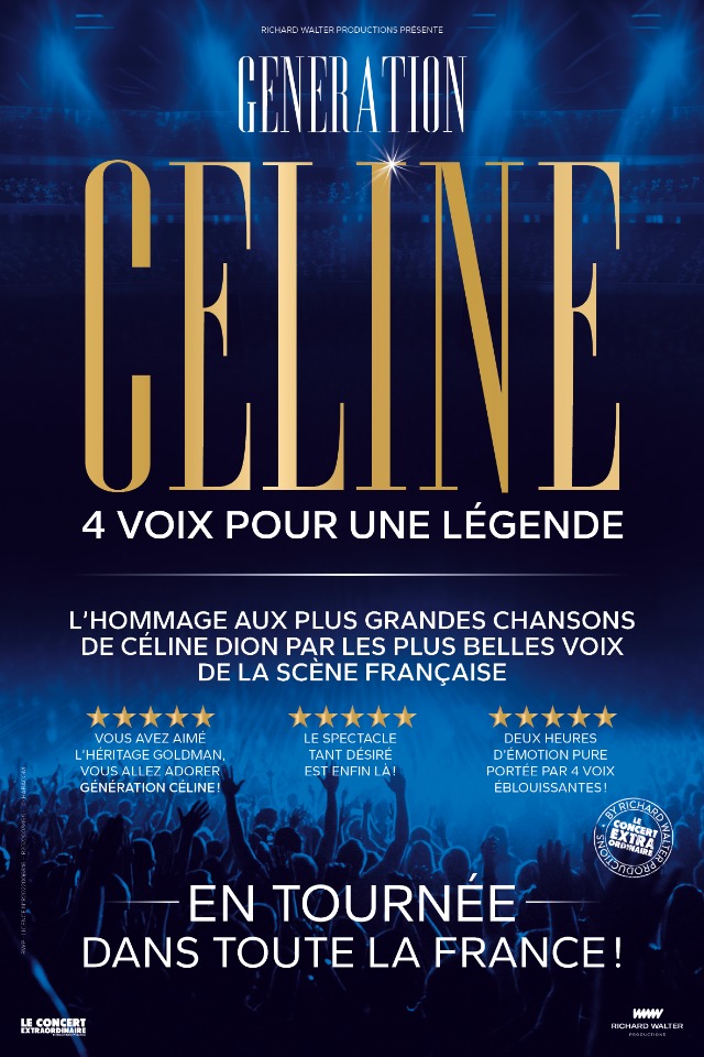 GENERATION CELINE&nbsp;: 4 VOIX POUR UNE LEGENDE - Longuenesse