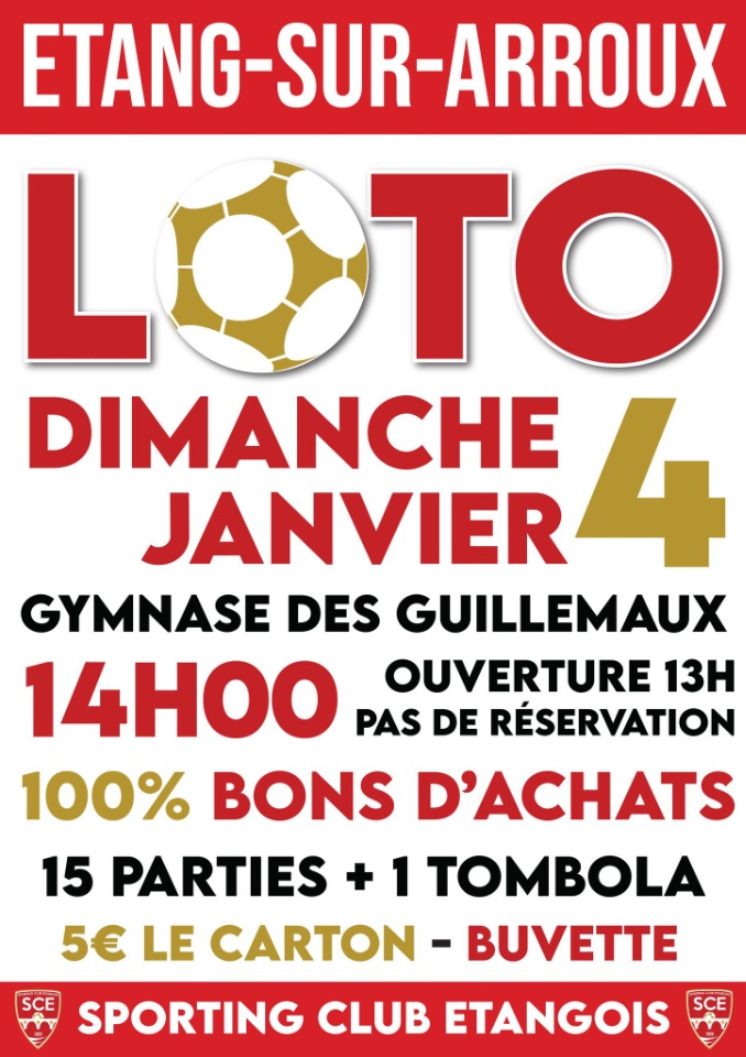 LOTO DU SPORTING CLUB ETANGOIS - Étang-sur-Arroux