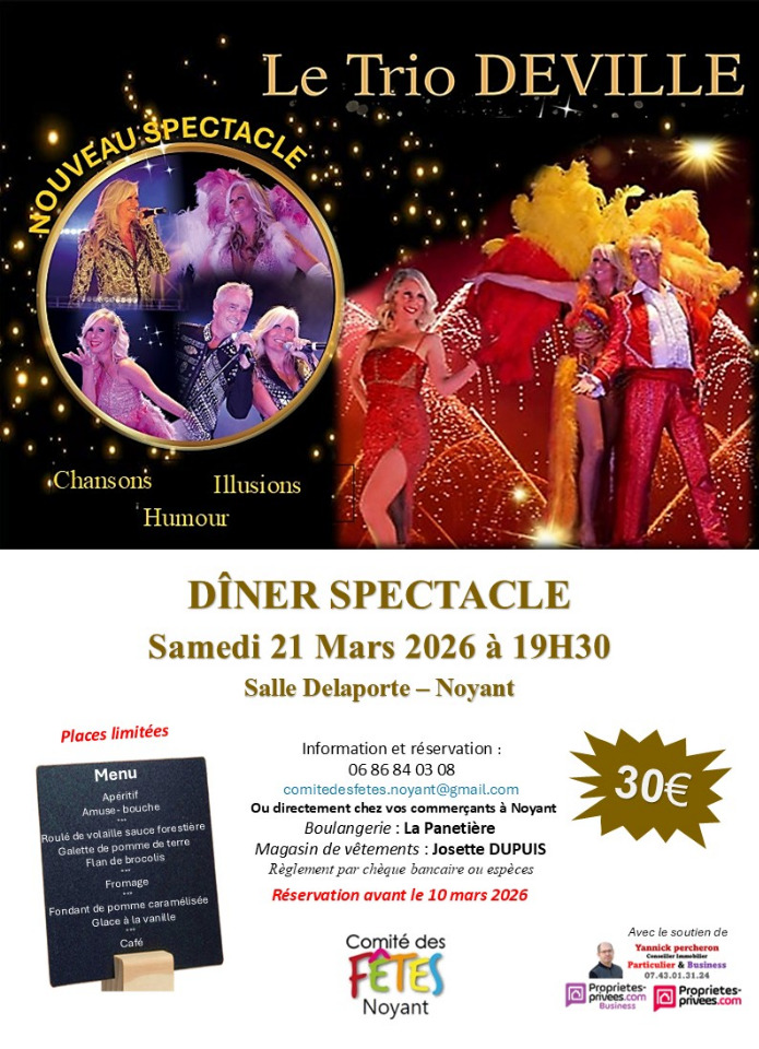 3&egrave;me Diner Spectacle - Noyant