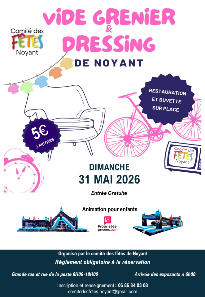 Vide-greniers - Noyant