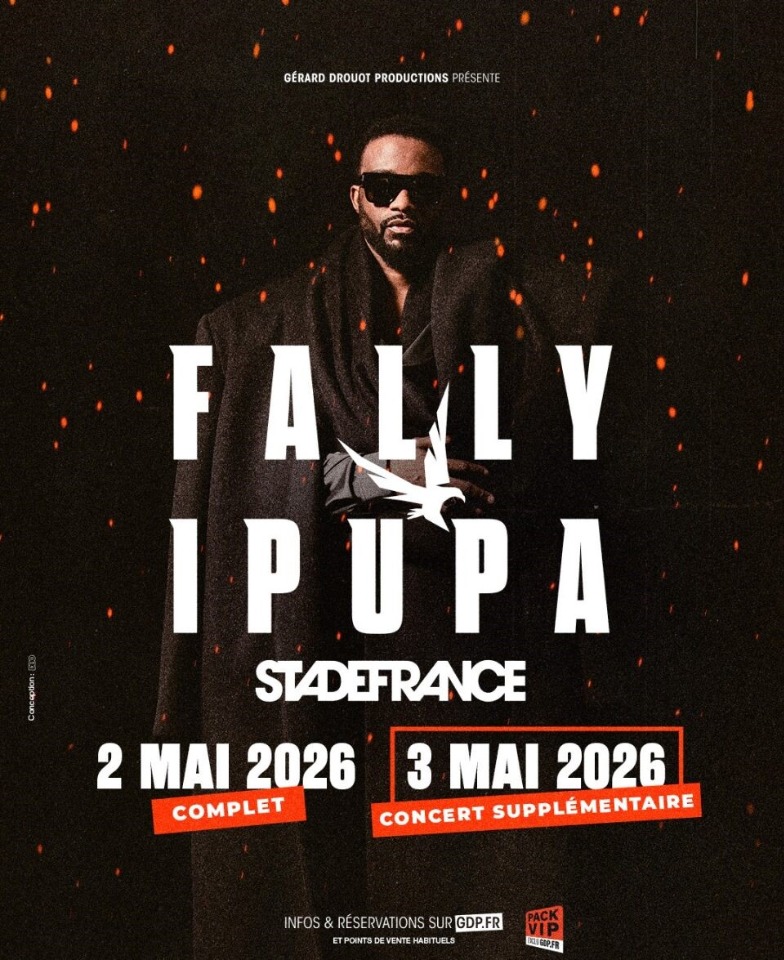 Fally Ipupa en concert au Stade de France - Saint-Denis