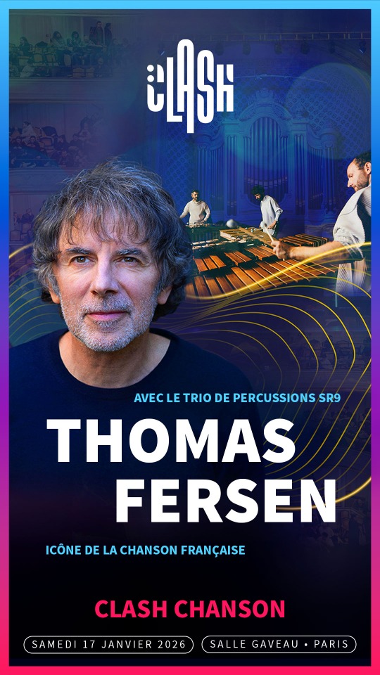  CLASH concert avec Thomas Fersen & le Trio SR9 - Paris