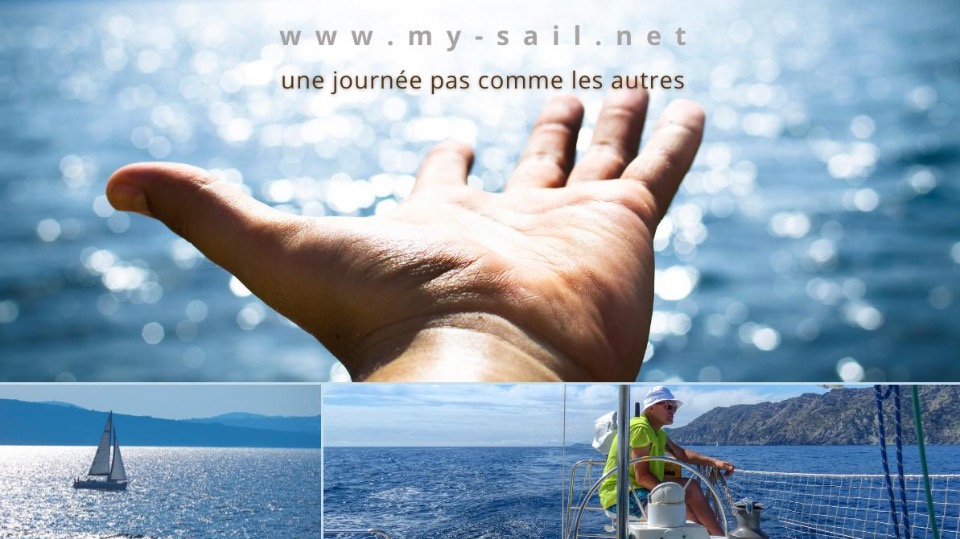 Marie-Galante vue de la mer en voilier - Grand-Bourg