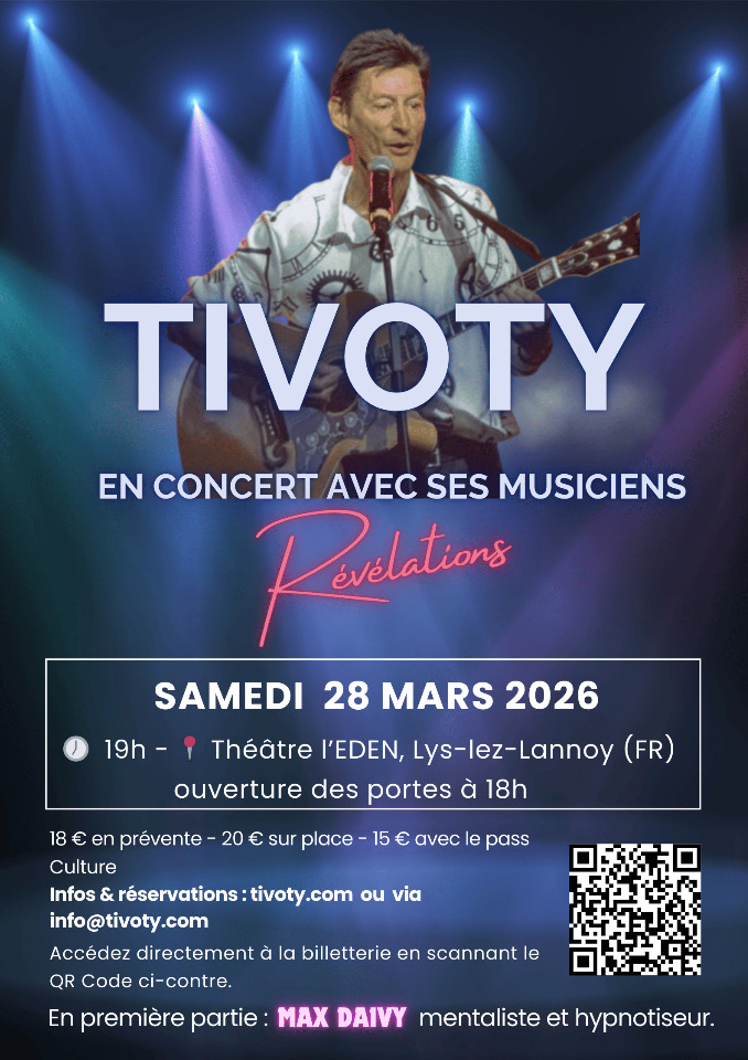 Concert TIVOTY - R&eacute;v&eacute;lations - Lys-lez-Lannoy