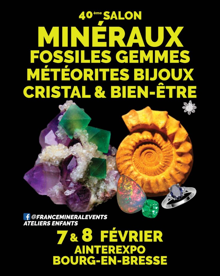 40&egrave;me Salon des Min&eacute;raux de Bourg-en-Bresse - Bourg-en-Bresse