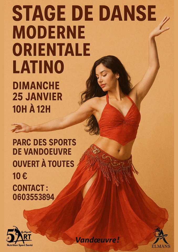 STAGE DE DANSE MODERNE ORIENTALE LATINO - Vandœuvre-lès-Nancy