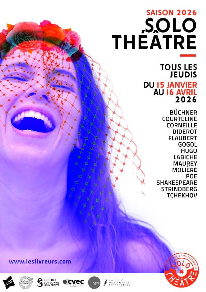 FESTIVAL &laquo; SOLO TH&Eacute;&Acirc;TRE &raquo;&nbsp;: 1 INTERPR&Egrave;TE, 1 PI&Egrave;CE, 1 HEURE - Paris