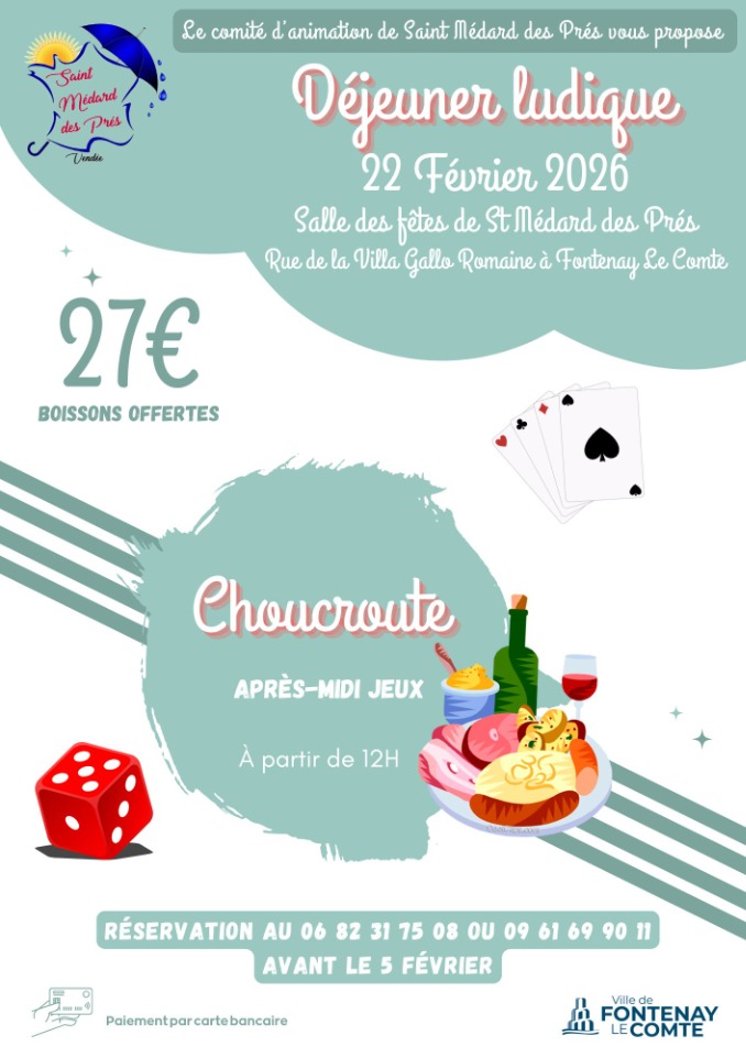 D&eacute;jeuner ludique  - Fontenay-le-Comte