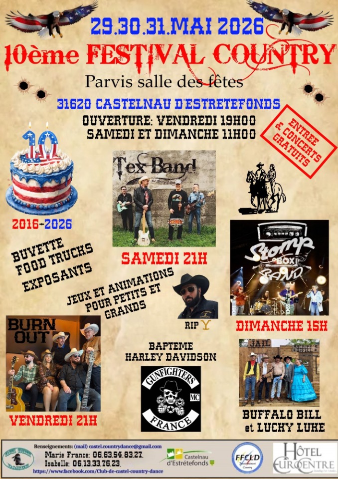 Festival country - Castelnau-d'Estrétefonds
