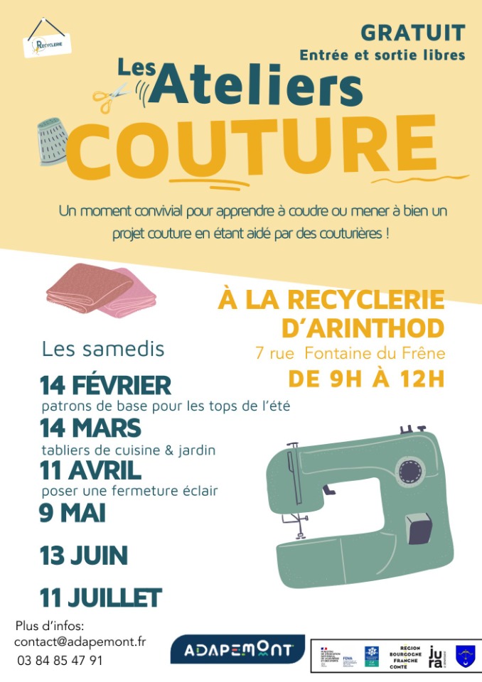 Les ateliers couture - Arinthod