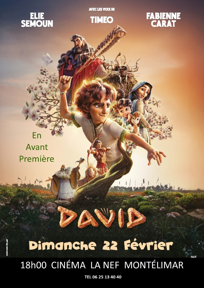 Film "David" en avant-premi&egrave;re - Montélimar