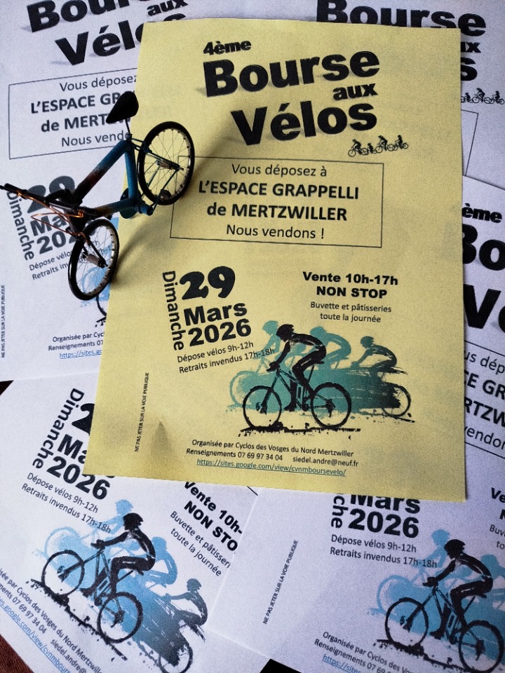 BOURSE AUX VELOS - Mertzwiller