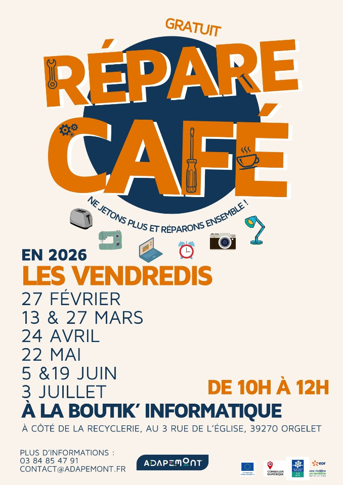 R&eacute;pare-caf&eacute; - Orgelet