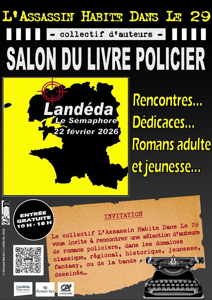 Salon du Livre Policier de Land&eacute;da 2026 - Landéda
