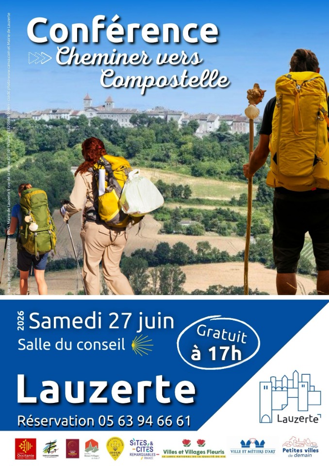 Conf&eacute;rence Cheminer vers Compostelle - Lauzerte
