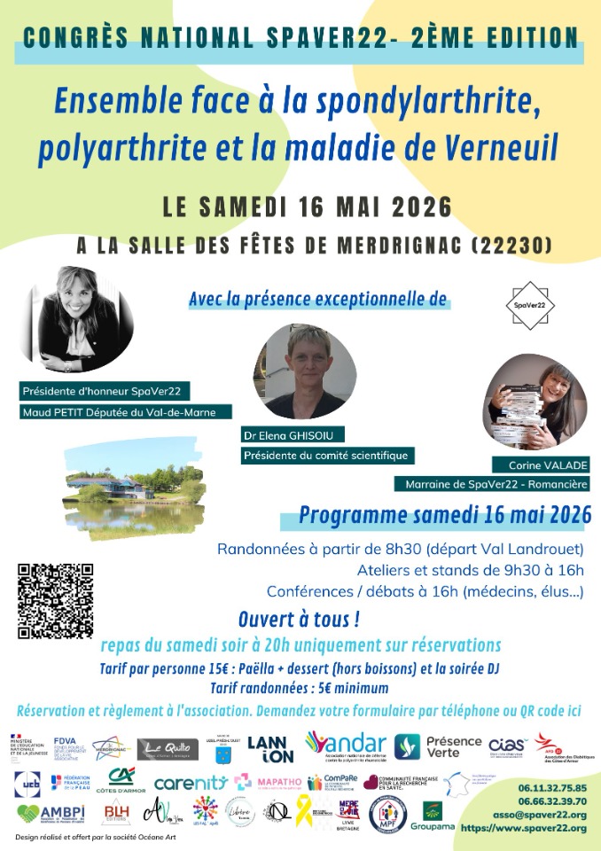 2nd congr&egrave;s national "Spondylarthrite, Polyarthrite et Verneuil" - Merdrignac