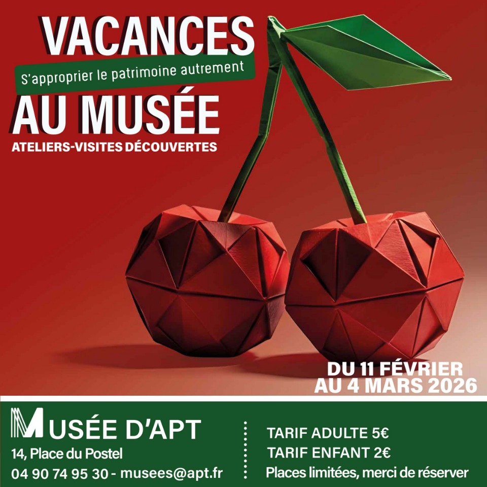 Vacances au Mus&eacute;e Ateliers-visites d&eacute;couvertes - Apt