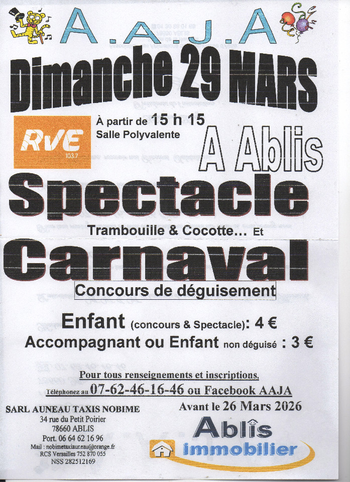 Spectacle & Carnaval - Ablis
