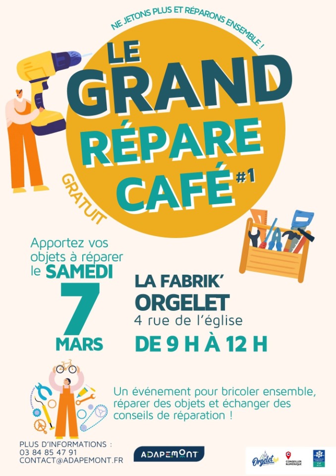 Le GRAND r&eacute;pare caf&eacute; #1 - Orgelet
