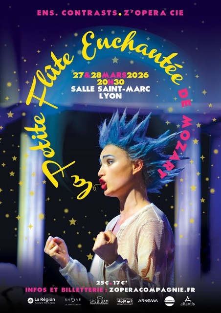 La petite fl&ucirc;te enchant&eacute;e de W.A. Mozart en fran&ccedil;ais. - Lyon