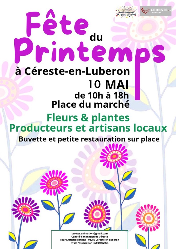 La f&ecirc;te du printemps de C&eacute;reste en Luberon - Céreste