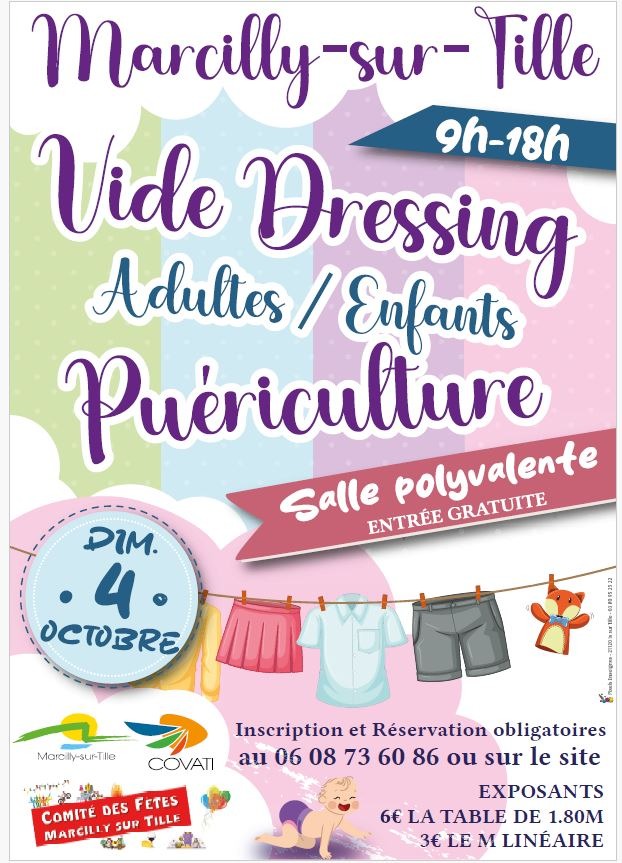 Vide dressing adultes et enfants et pu&eacute;riculture - Marcilly-sur-Tille