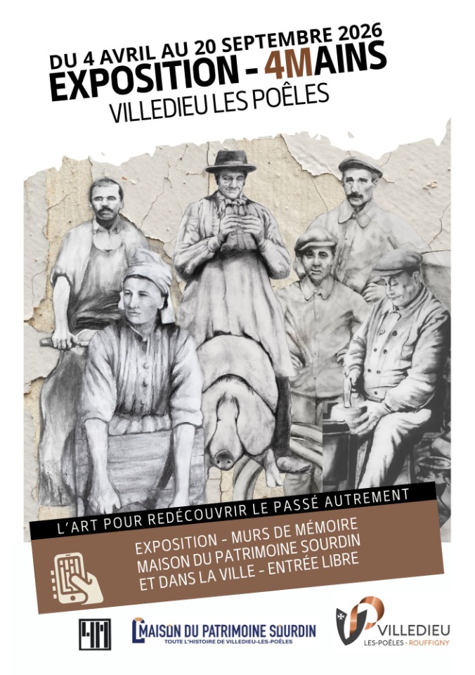 EXPOSITION MURS DE MEMOIRE - 4MAINS - Villedieu-les-Poêles